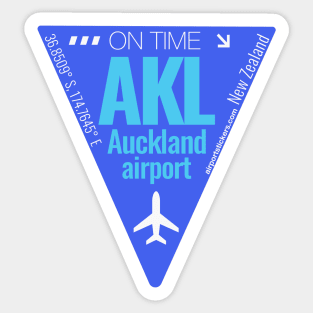 Auckland airport code x23 Sticker